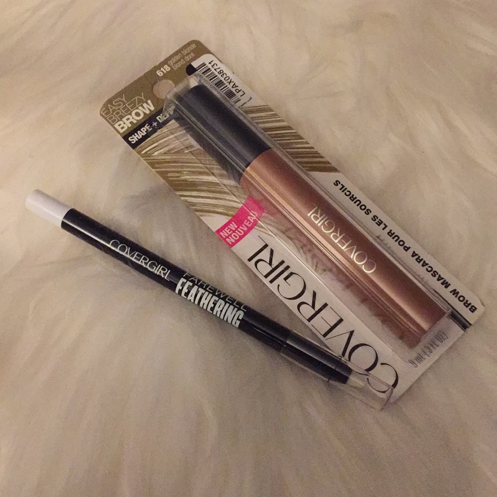 Brow Mascara and Lip Liner